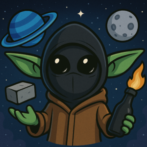 Baby Yoda en formation