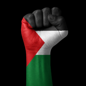 poing levé Palestine