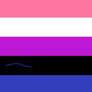 Le drapeau Genderfluid